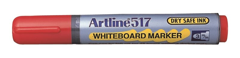 Whiteboardpenna Artline 517 röd