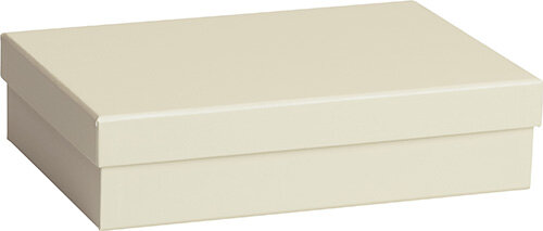 Presentlåda 16.5x24x6 cm Ljus beige