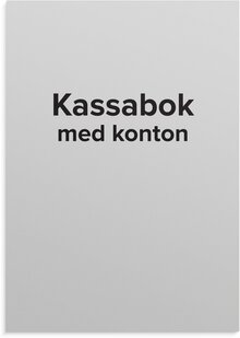 Kassabok med konton A5